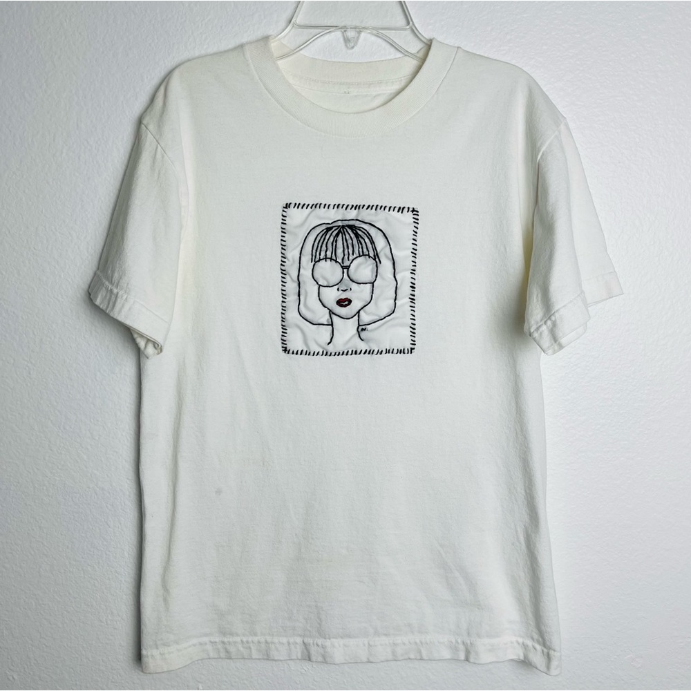Handmade Embroidered Taylor Swift Crewneck T Shirt